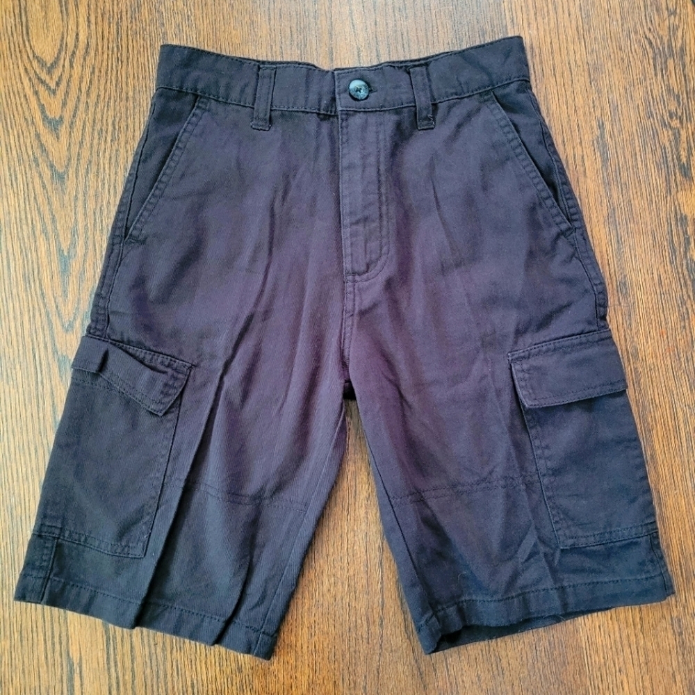 U.S Polo Assn. Black Cargo Shorts Size Boys 10 LIKE NEW